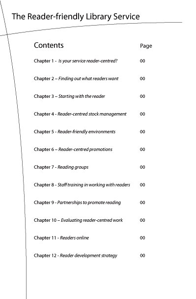 The Reader Friendly Library Service - Cover